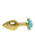 Plug-Jewellery Gold PLUG ROSE- Light Blue Boss Series HeavyFun