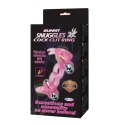 BAILE - BUNNY SNUGGLES COCK CLIT RING, 10 vibration functions BAILE