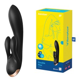 Wibrator-Double Flex Connect App (Black) Satisfyer