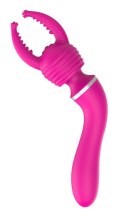 Dual Massager + overlay USB 10+10 functions Pink Boss Series Vision