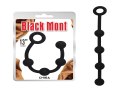 Czarne koraliki analne z 4 kulkami i uchwytem P Storm Beads S Black Mont