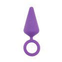 Korek analny Candy Plug M-Purple Sweet Breeze