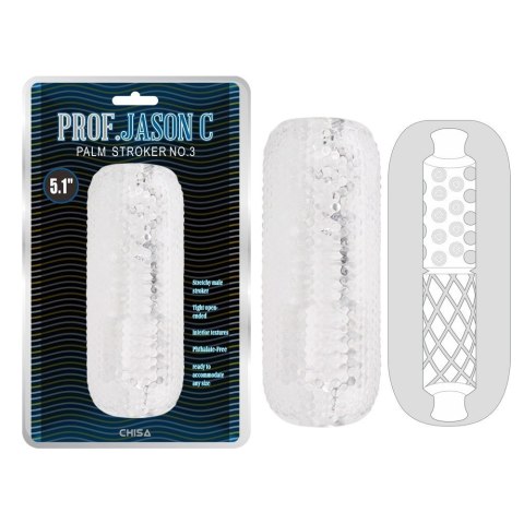 Masturbator Palm Stroker No.3-Clear Prof.Jason C