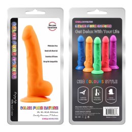 Pomarańczowe Realistyczne Dildo Norman.P Deluxe Pure Nature