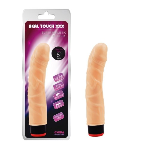 Wibrator realistyczny regulowany 8" Vibe Cock-Flesh Real Touch XXX