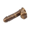 Złote Dildo Jądra Przyssawka Ben Dover-Gold DarkMuscle