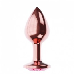 Plug-Butt Plug Diamond Ruby Shine L Rose Gold Lola Games