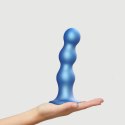 DILDO PLUG BALLS METALLIC BLUE - XL Strap-on-me