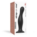 DILDO PLUG CURVY BLACK - XL Strap-on-me