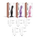 DILDO PLUG CURVY METALLIC SUGAR PINK- S Strap-on-me