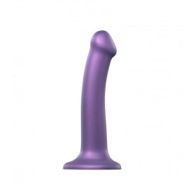 Dildo Mono Density Metallic Purple - M - Shine Strap-on-me