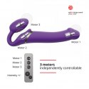 VIBRATING STRAP-ON - M - PURPLE Strap-on-me