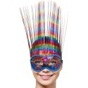 Maska-Venetian Mask Rainbow Deluxe Kinky Pleasure