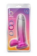 B YOURS SUGAR MAGNOLIA 7 INCH DILDO FUCHSIA Blush