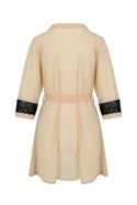 Bielizna-DAISY PEIGNOIR beige L/XL Casmir