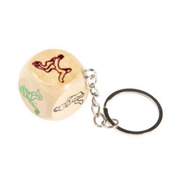 Zabawka-Key Chain Sex Dice Display 1pc Kinky Pleasure