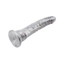 Dildo Mocna Przyssawka Mike Hawk-Silver DarkMuscle