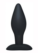 Korek analny plug silikonowy sex zatyczka 12cm Black Velvets