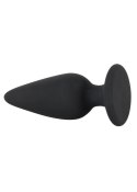 Obciążony korek analny plug zatyczka do pupy 8cm Black Velvets