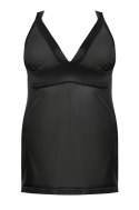 Samara black chemise L+ ( czarna halka ) Anais