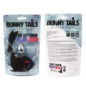 FeelzToys -Bunny Tails Butt Plug Black FeelzToys