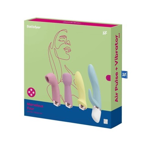 Zestaw 4 mega wibratorów - Satisfyer