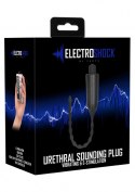 Elektrostymulator BDSM Vibrating Urethral Sounding - Black Shots