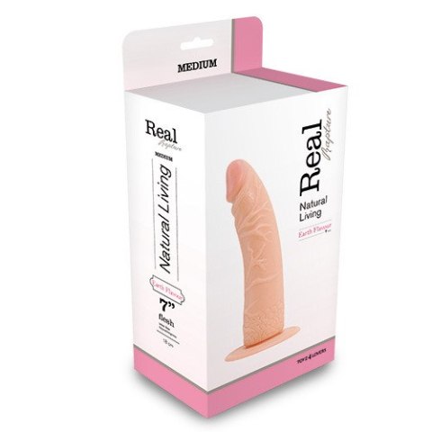 Dildo penis z mocną przyssawką realistyczne 20cm Real Rapture