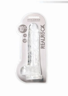 Realistyczne dildo z jądrami - 25,4 cm RealRock