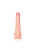 Straight Realistic Dildo Balls Suction Cup - 7""/ 18 cm RealRock