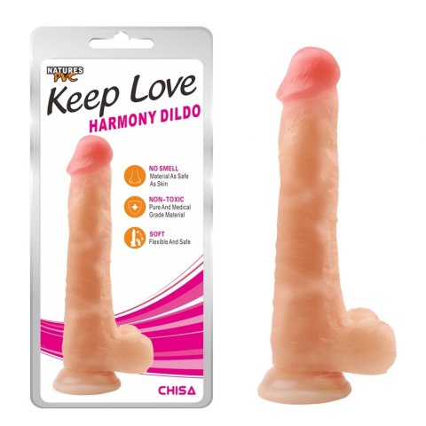 Delikatne dildo elastyczne i miłe w dotyku 24 cm Keep Love