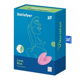 Mały wibrator na palec Satisfyer Love Riot pink Satisfyer