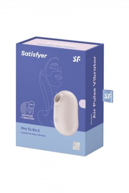 Stymulator powietrzny Satisfyer Pro To Go 2 beige Satisfyer