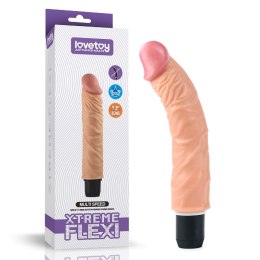 Elastyczny wibrator wyżyłowany długi 19 cm Lovetoy