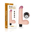 Realistyczny wibrator penis z jadrami 17 cm Lovetoy