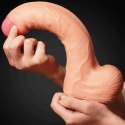 Giętkie realistyczne dildo z przyssawką penis 28cm Lovetoy