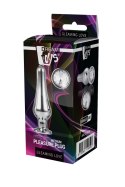 GLEAMING LOVE SILVER PLEASURE PLUG M Dream Toys