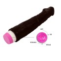 Realistyczny czarny penis wibrator naturalny 23cm BAILE