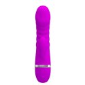 Sex wibrator ze stymulatorem łechtaczki 7tryb 18cm Pretty Love