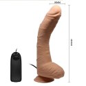 Dildo zakrzywiony penis ,przyssawka ,pilot 28 cm BAILE