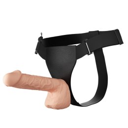 Wibrujące Dildo z Uprzężą 26cm BAILE BAILE