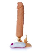 Dildo z przyssawką pilotem penis realistyczny 24cm Boss Series Easy-Love