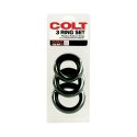 Pierścień-COLT 3 RING SET BLACK Colt Gear