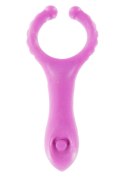 Pierścień-VIBRATING CLIT-STIM C-RING PURPLE ToyJoy Basics