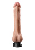 Wibrator dildo -REAL FEEL DELUXE 12 FLESH Pipedream