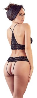 Top i stringi czarne L Cottelli LINGERIE