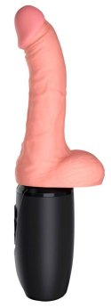 Wibrator Grzejący KCP 6.5 Thrusting Cock with Ba King Cock Plus