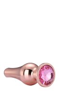 GLEAMING LOVE ROSE GOLD PLEASURE PLUG M Dream Toys