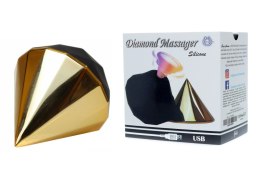 Stymulator-Diamond Air Massager USB 7 Function Gold Boss Series Smart