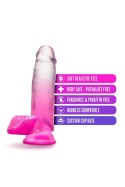 B YOURS SUGAR MAGNOLIA 7 INCH DILDO FUCHSIA Blush